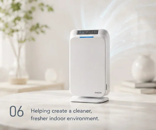 WellisAir purifier in a clean, fresh indoor environment — Step 6